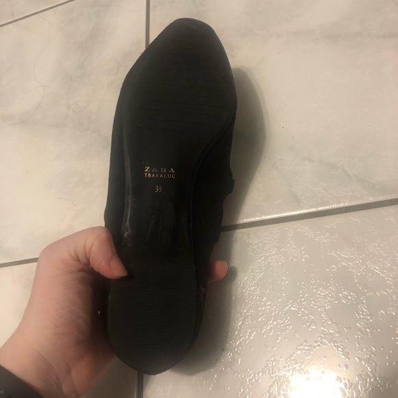 Zara Trafaluc Lace Up Flats - Picture 3 of 3